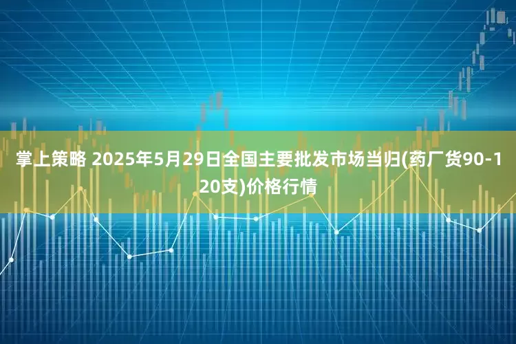 掌上策略 2025年5月29日全国主要批发市场当归(药厂货90-120支)价格行情