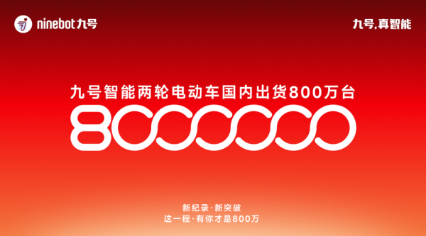 广证策略 九号电动车国内出货突破800万台 再次刷新行业增长纪录